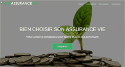 Desktop Screenshot of net-assurance-vie.com